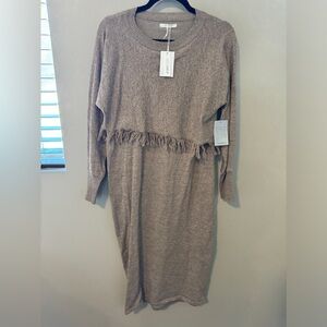 Stitchdrop Fringe Midi Dress